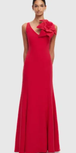 Leo Lin Eugenie Rosa Gown Red Size 8 for rent on The Volte - image 4