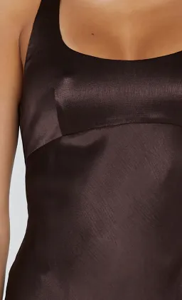 Bec & Bridge Maxina Crossover Maxi Dress Brown Size 12 for rent on The Volte - image 4