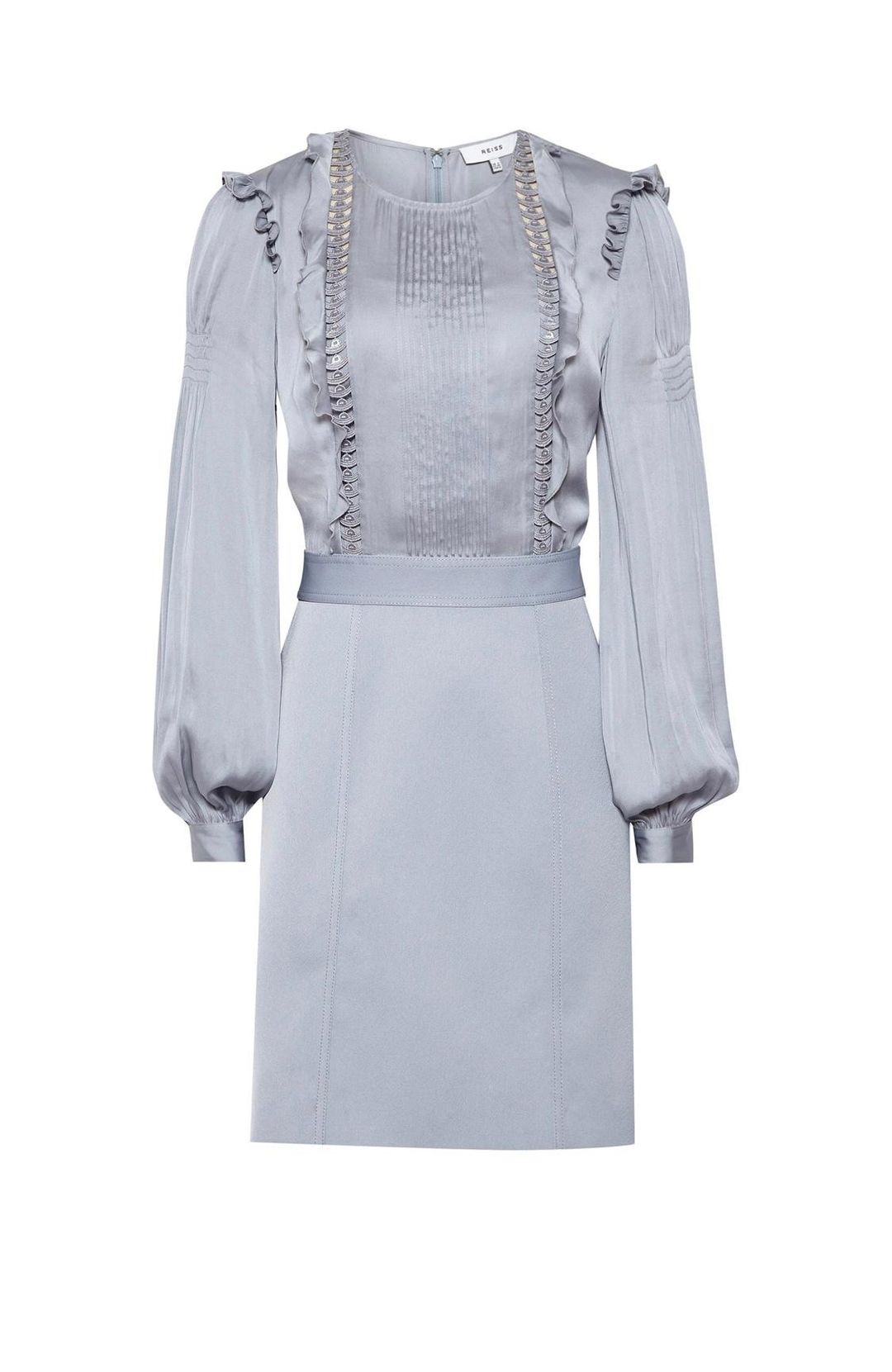 light blue mini Reiss dress Light blue Size 6 for rent on The Volte - main image