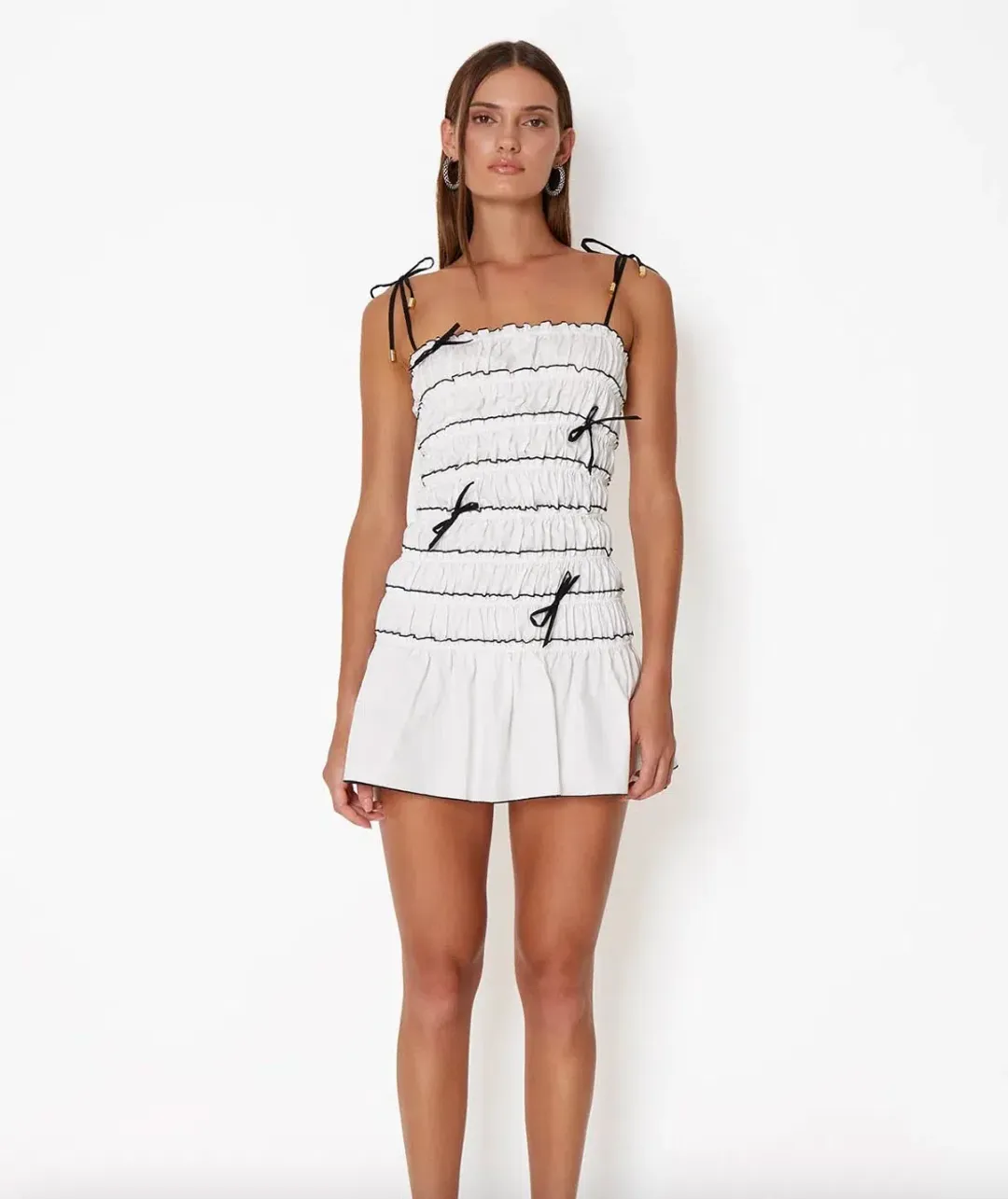 Cin Cin Femme Mini Dress in White Size AU 8  for rent on The Volte - main image