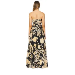 SHONA JOY Xenia Strapless Tiered Maxi Dress Gown in Black Size AU  8 for rent on The Volte - image 4