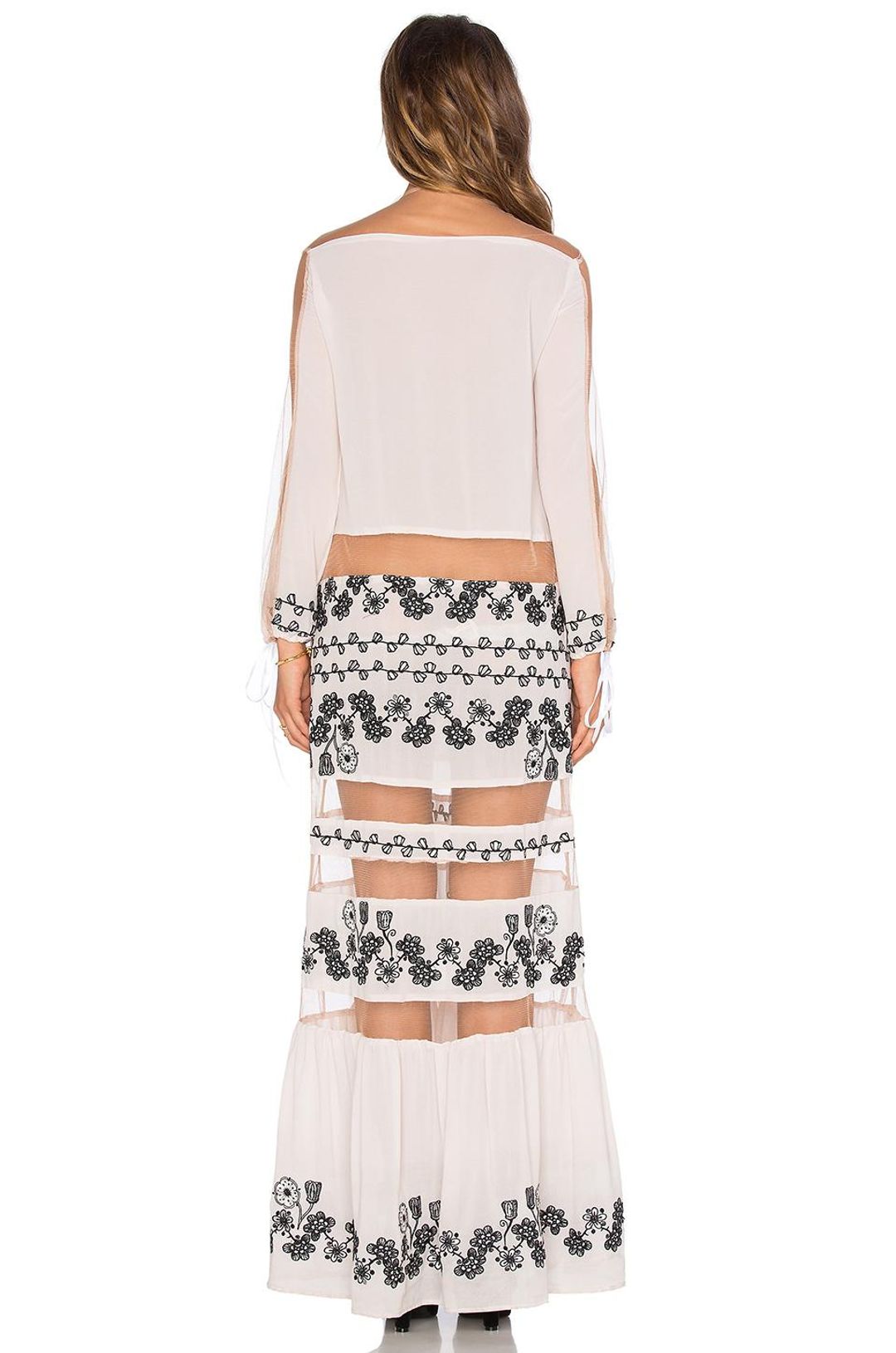 For Love & Lemons Maxi Dress Print Size 8 for rent on The Volte - main image