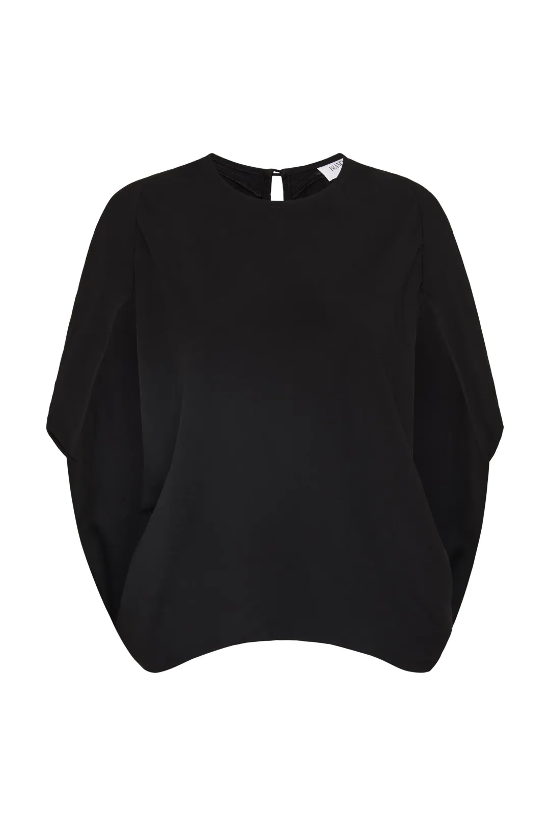 Bianca Spender Crepe Crawford Top Black Size 8/S for rent on The Volte - main image