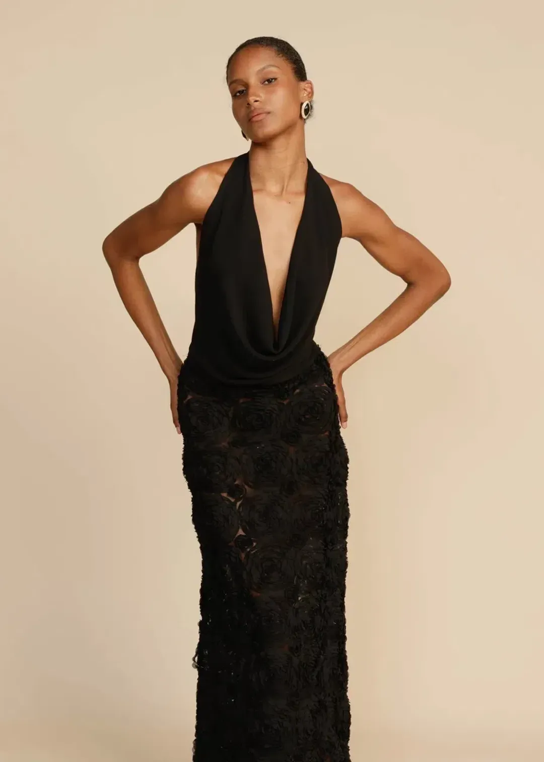 Arcina Ori Adriana Dress Black AU 12 for rent on The Volte - main image