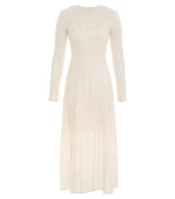 Zimmermann Devi Panelled Lace Midi Dress Ivory Size 2 / AU 12 for rent on The Volte - image 4
