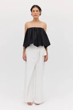 Bianca Spender Black Cotton Hazel Top Size 12/M for rent on The Volte - image 2