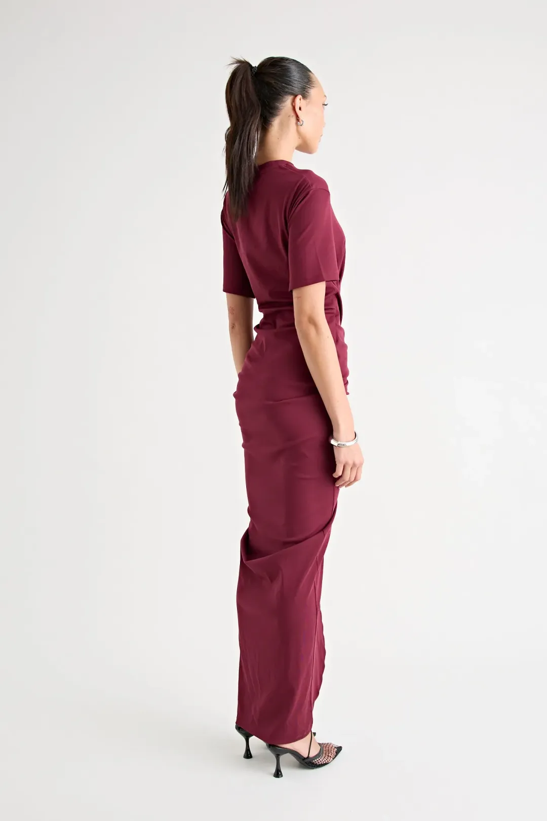 Pfeiffer Niko Maxi Dress Burgundy Size 12 for rent on The Volte - main image