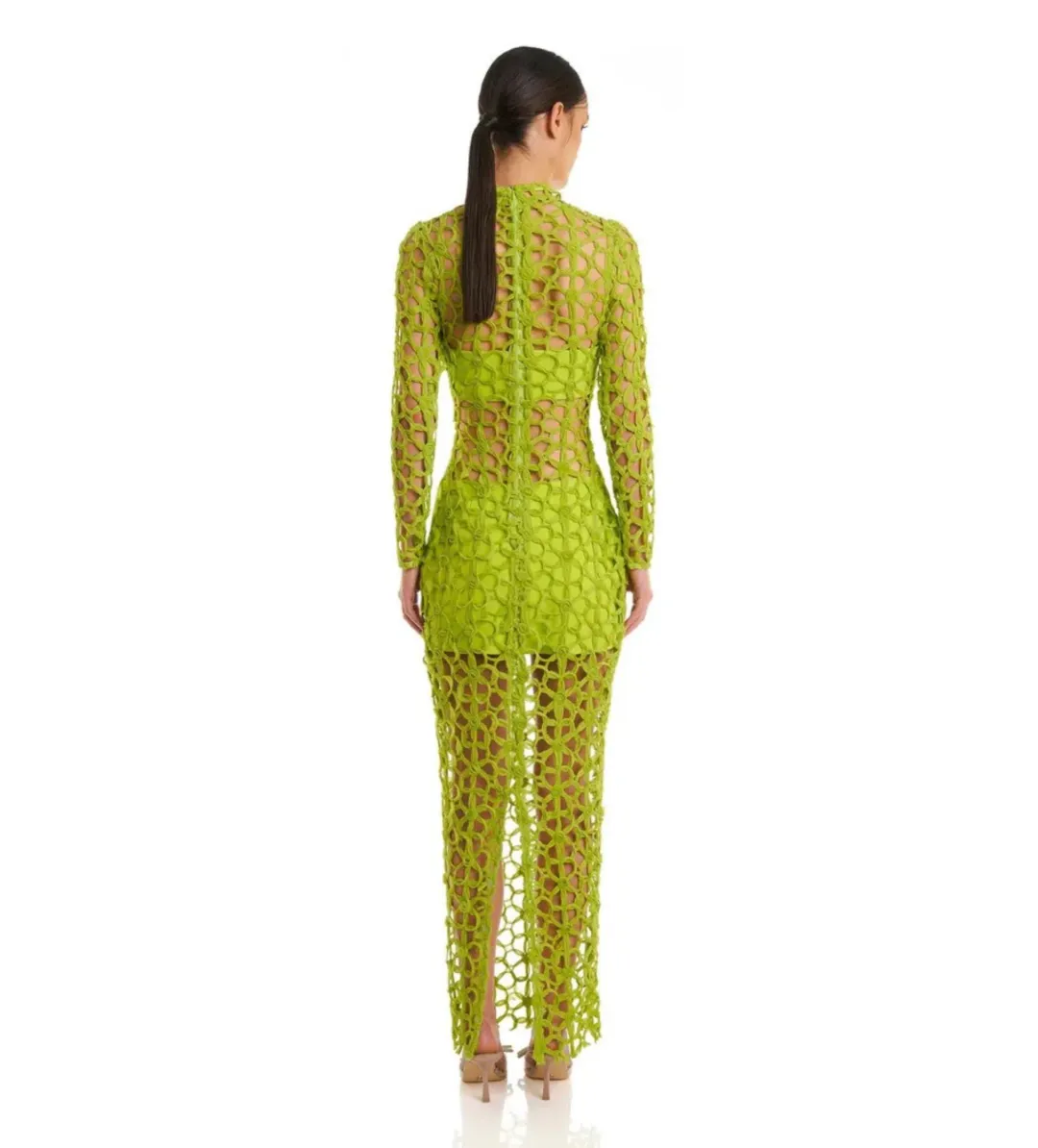 Eliya The Label Kallum Maxi Dress Green Size XS AU 6 for rent on The Volte - main image