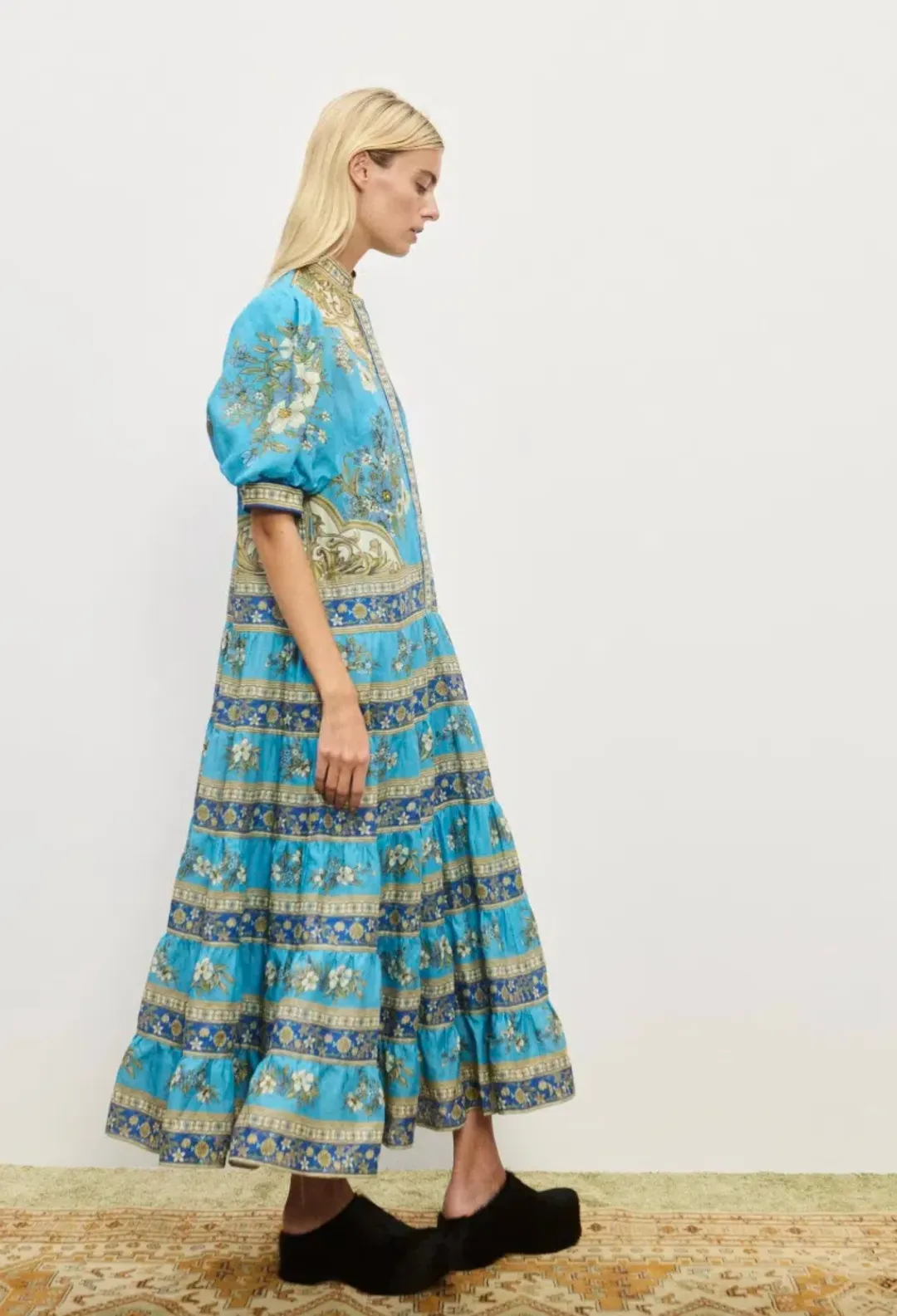 Alemais Cassie Tiered Midi Size AU 16 for rent on The Volte - main image