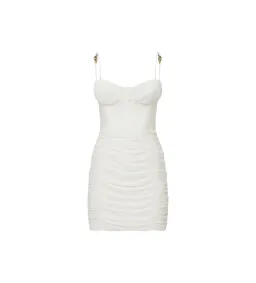 Manning Cartell Double Time Pleat Mini Dress White Size AU 8 for rent on The Volte - image 6