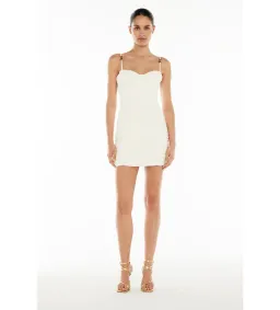 Manning Cartell Double Time Pleat Mini Dress White Size AU 8 for rent on The Volte - image 1