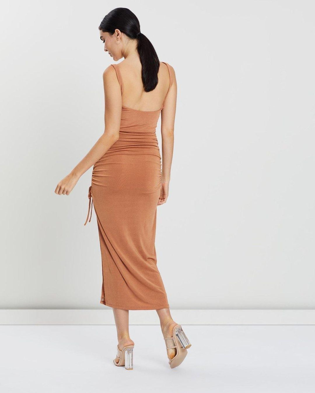 Misha Jacynta Dress Bronze Size 10 for rent on The Volte - main image