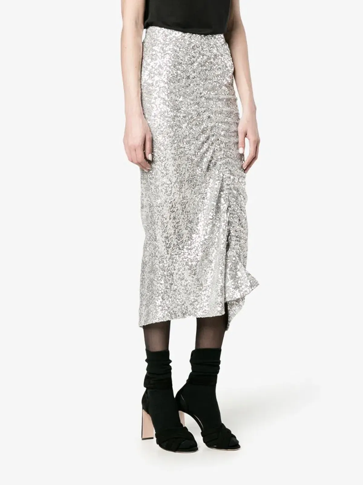 Preen Thornton Bregazzi Sequin Skirt Size 8/S for rent on The Volte - main image