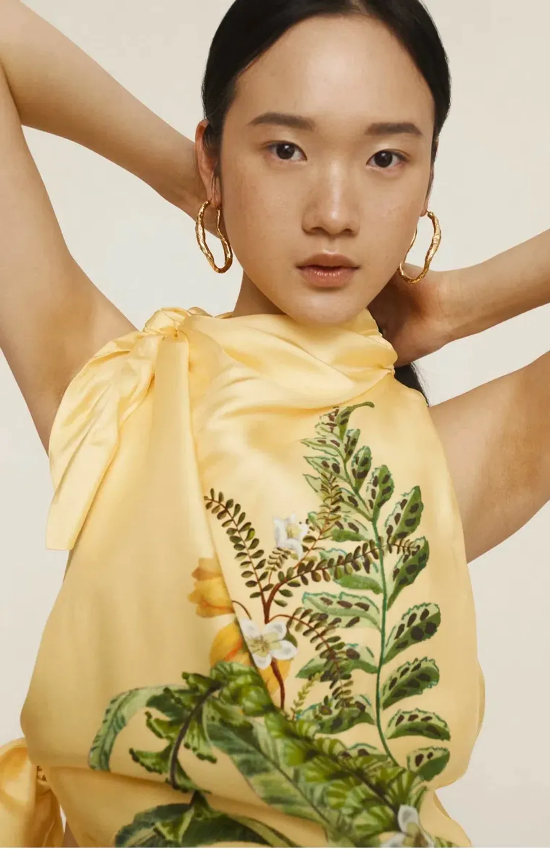 Alemais Sol Top and Skirt Set Yellow Size 16 for rent on The Volte - main image