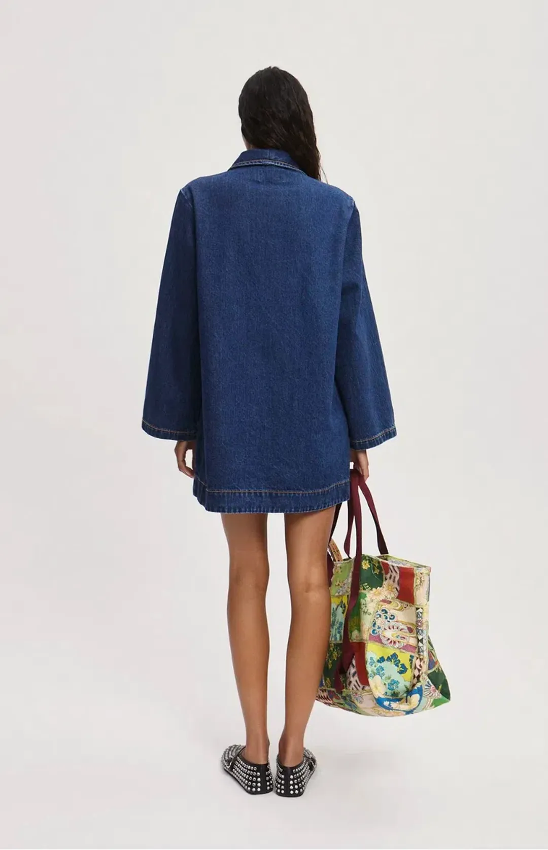 Alemais Speedy Denim Mini Size AU 12 for rent on The Volte - main image