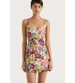 Faithfull the Brand Sanne Mini Dress Colette Floral Multi Size AU 8 for rent on The Volte - image 4