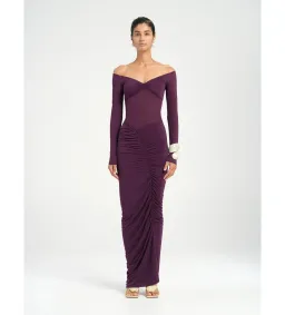BENNI Wilma Maxi Dress Purple Size 10  for rent on The Volte - image 1
