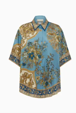 Alemais Cassie Silk Shirt and Pant Set Size AU 16 for rent on The Volte - image 4