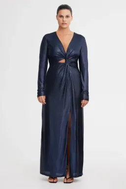 Significant Other Jemima Maxi Dress Blue Size 12 for rent on The Volte - image 3