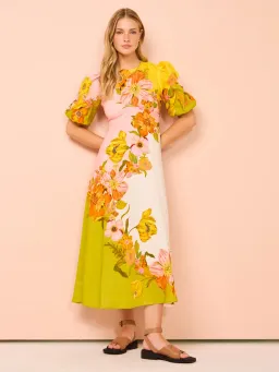 Alemais Silas Midi Dress Size 12 for rent on The Volte - image 1