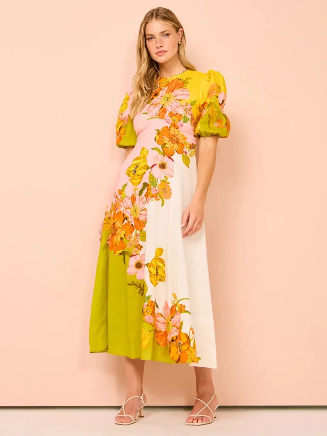 Alemais Silas Midi Dress Size 12 for rent on The Volte - main image