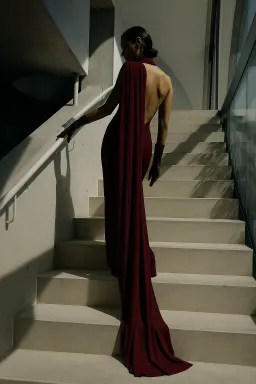 Effie Kats Haven Maxi Dress Burgundy Size 10 for rent on The Volte - image 6