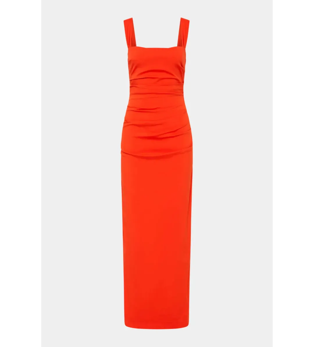 Sir The Label Dahlia Balconette Maxi Dress  In Tangerine Size 2/AU 10 for rent on The Volte - main image