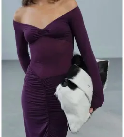 Benni Wilma Maxi Dress in Deep Purple Size 8 for rent on The Volte - image 4