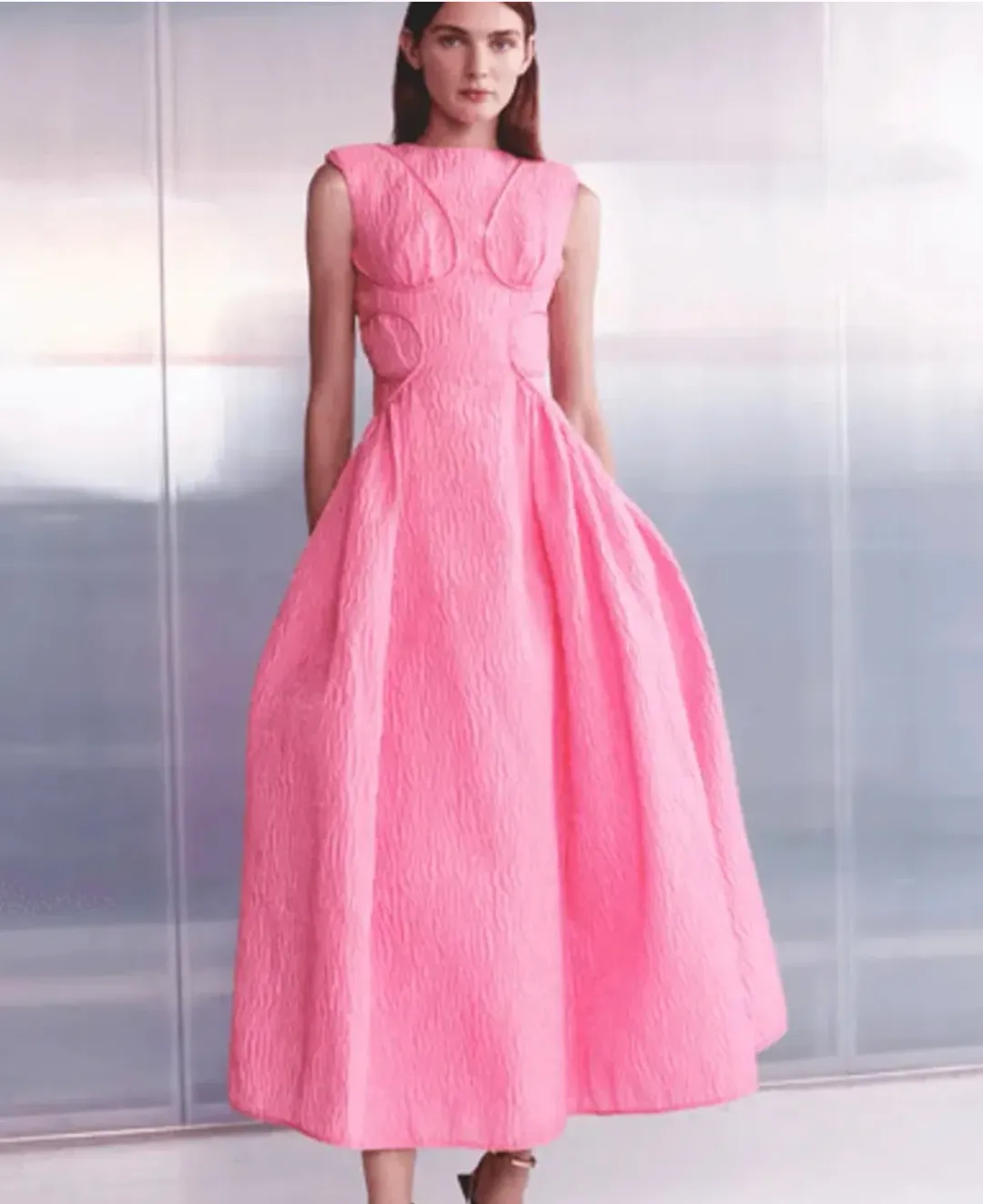 Rachel Gilbert Celia Dress Pink Size au 3  for rent on The Volte - main image
