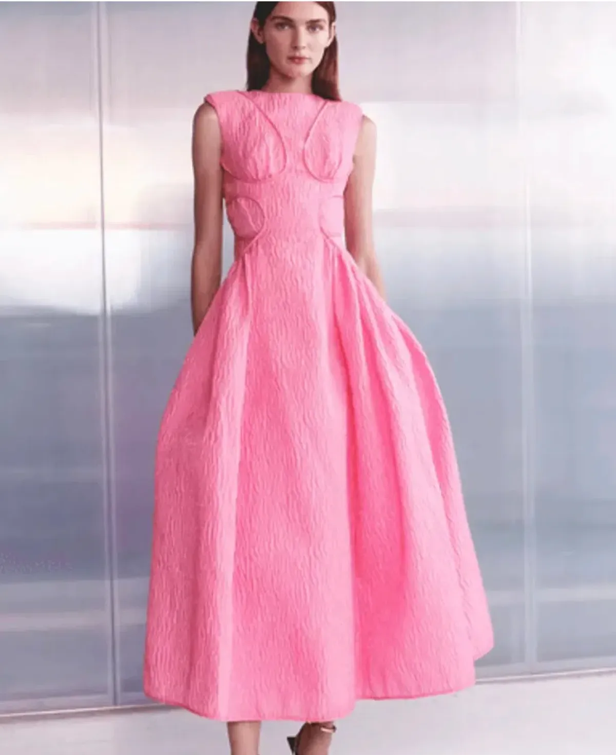 Rachel Gilbert Celia Dress Pink Size au 3  for rent on The Volte - main image