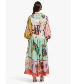 Alemais players Shirt Midi Dress Multi Size 14 for rent on The Volte - image 6