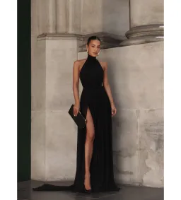 Effie Kats Verity Maxi Gown in Black Size 10 for rent on The Volte - image 1