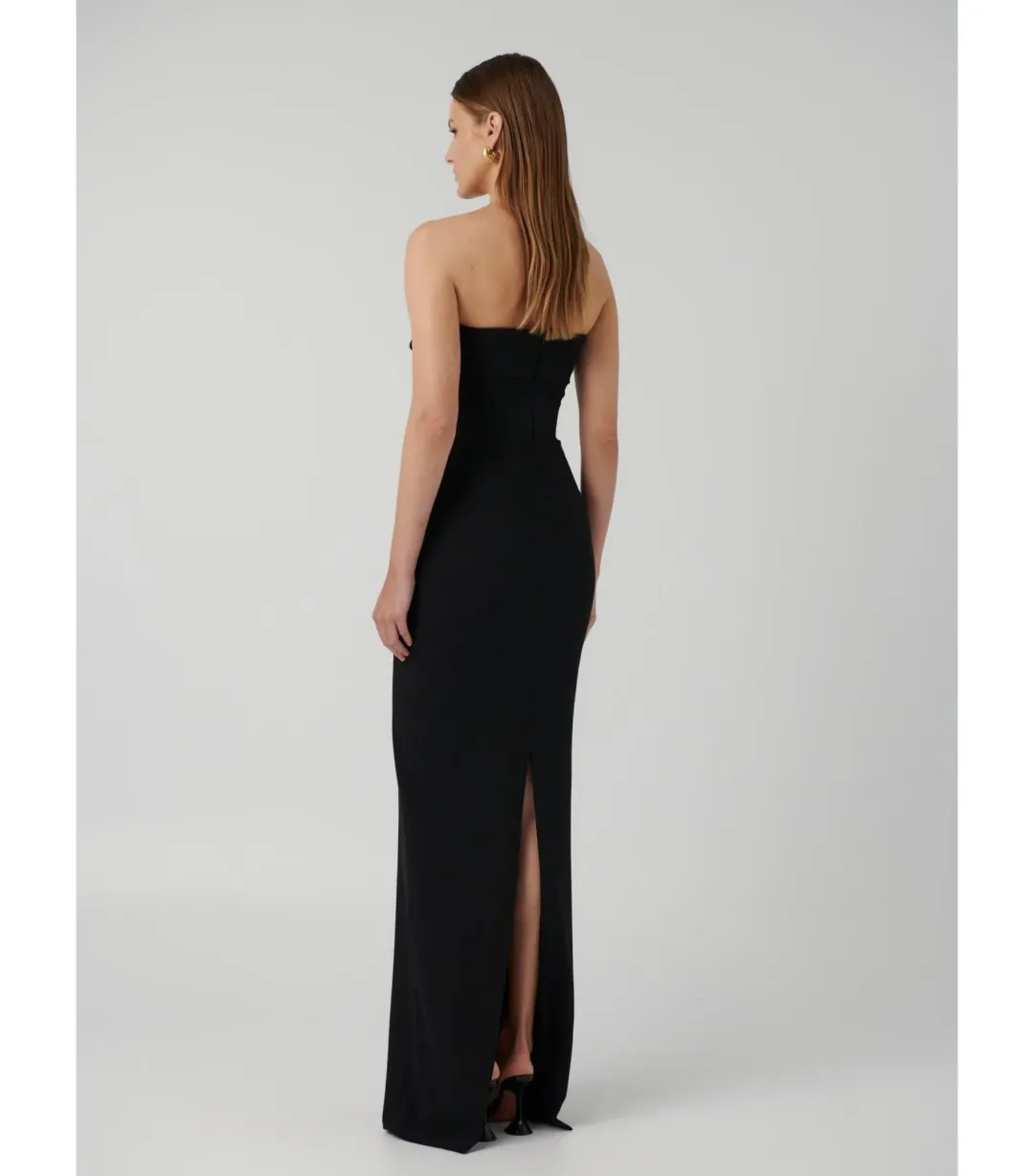 Effie Kats Monroe Maxi Gown Black Size AU 8 for rent on The Volte - main image