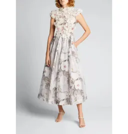 Zimmermann Botanica Gown Rose Mallow Size 0 / AU 8 for rent on The Volte - image 1