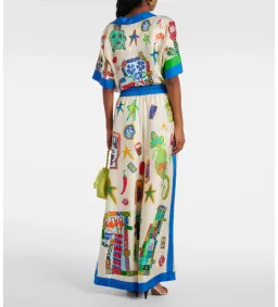 Alemais Rollers Silk Twill Shirt and Pants Multi Size 10  for rent on The Volte - image 6