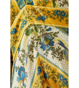 Alemais Quinn Linen Long Sleeve Midi Dress in Print Size AU 12 for rent on The Volte - image 4