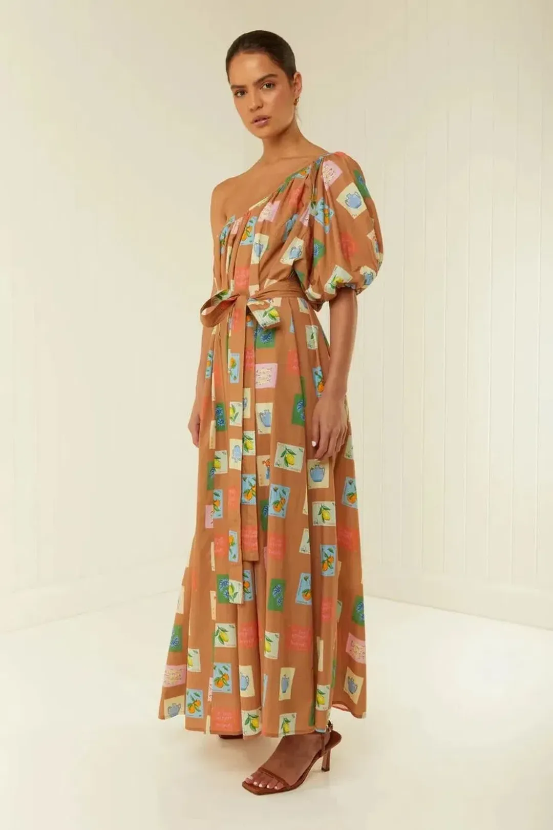 Palm Noosa Lotus Maxi Dress Multi Size 10 for rent on The Volte - main image