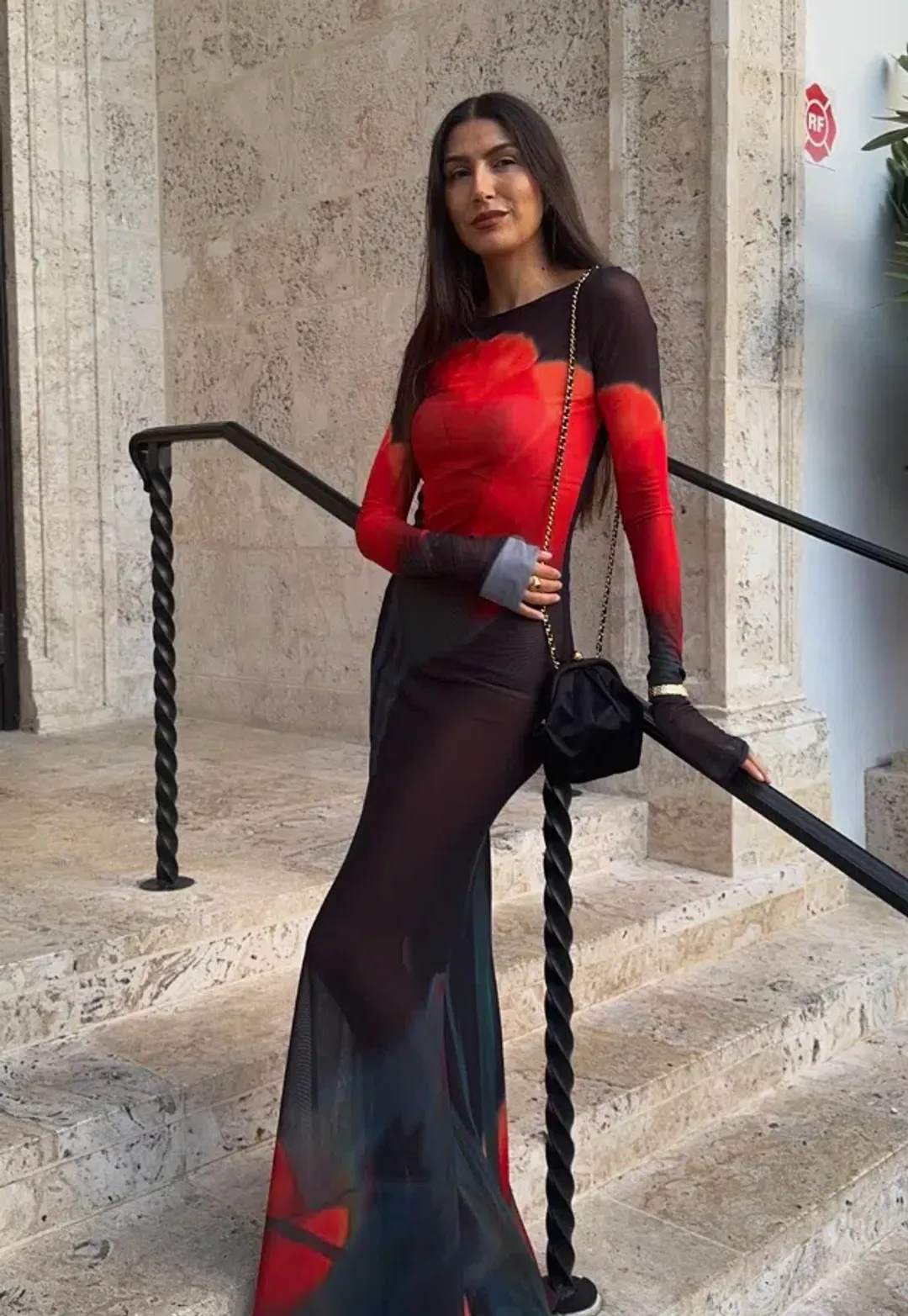 Rat & Boa Juniper Dress Maxi Size AU 8 for rent on The Volte - main image