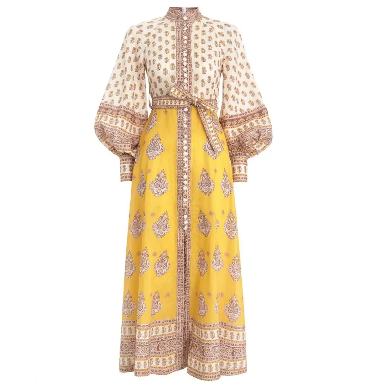 Zimmermann Bonita Midi Dress Print Size 0 / AU 8 for rent on The Volte - main image