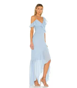 Lovers + Friends Karen Maxi Dress Blue Size AU 8 for rent on The Volte - image 2