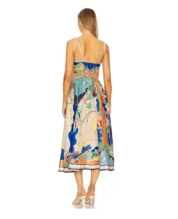 Zimmermann Alight Picnic Midi Dress Print Size 3 / AU 14 for rent on The Volte - image 4