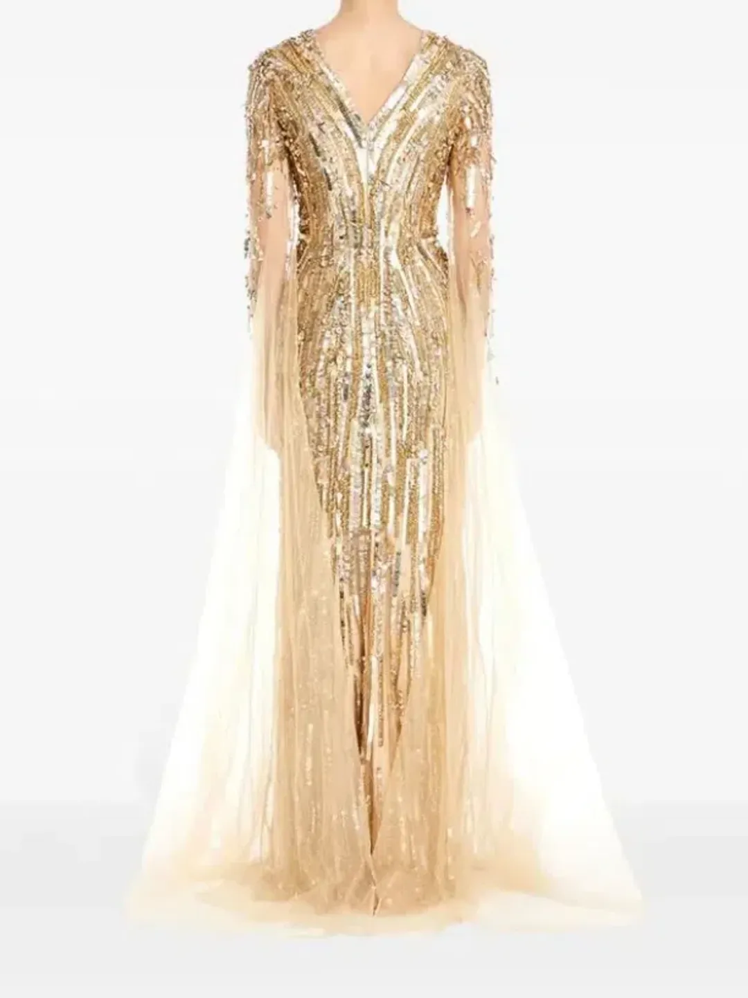Jenny Packham Planalto Sequin Embellished Maxi Gown Size AU 16 for rent on The Volte - main image