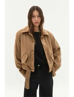 Calyx Vegan Suede Jacket for rent on The Volte - image 12