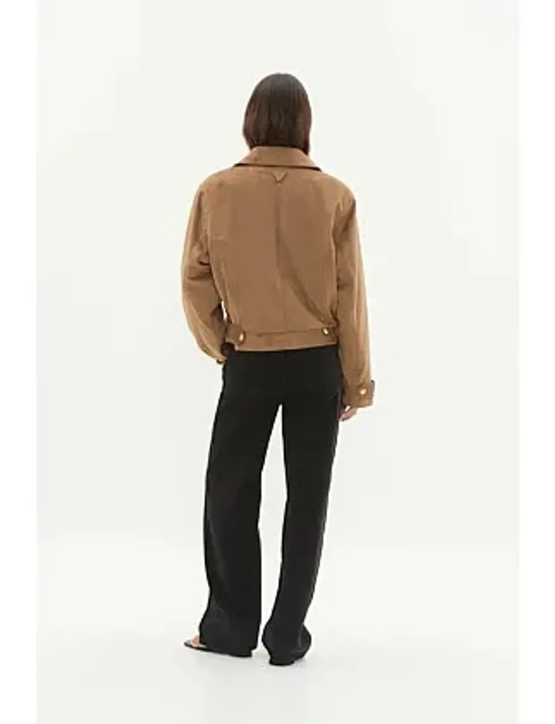 Calyx Vegan Suede Jacket for rent on The Volte - main image
