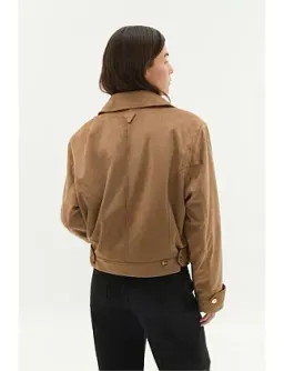Calyx Vegan Suede Jacket for rent on The Volte - image 13