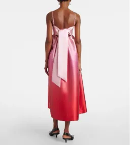 Alemais Inez Pink Ombre Midi Dress Size 8 for rent on The Volte - image 2