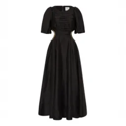 Aje Monica Chainlink Midi Dress Black Size AU 14 for rent on The Volte - image 6