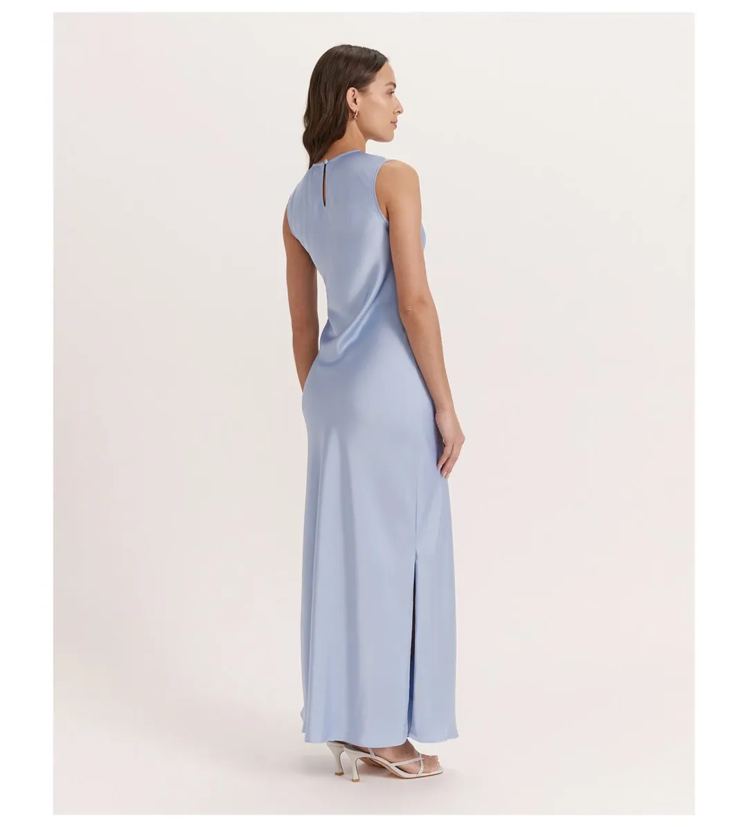 Saba Jayde Wrap Midi Dress in Blue Size AU 10  for rent on The Volte - main image