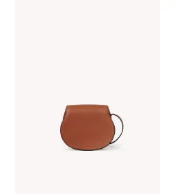 Chloe Small Marcie Saddle Bag in Grained Leather Tan for rent on The Volte - image 2