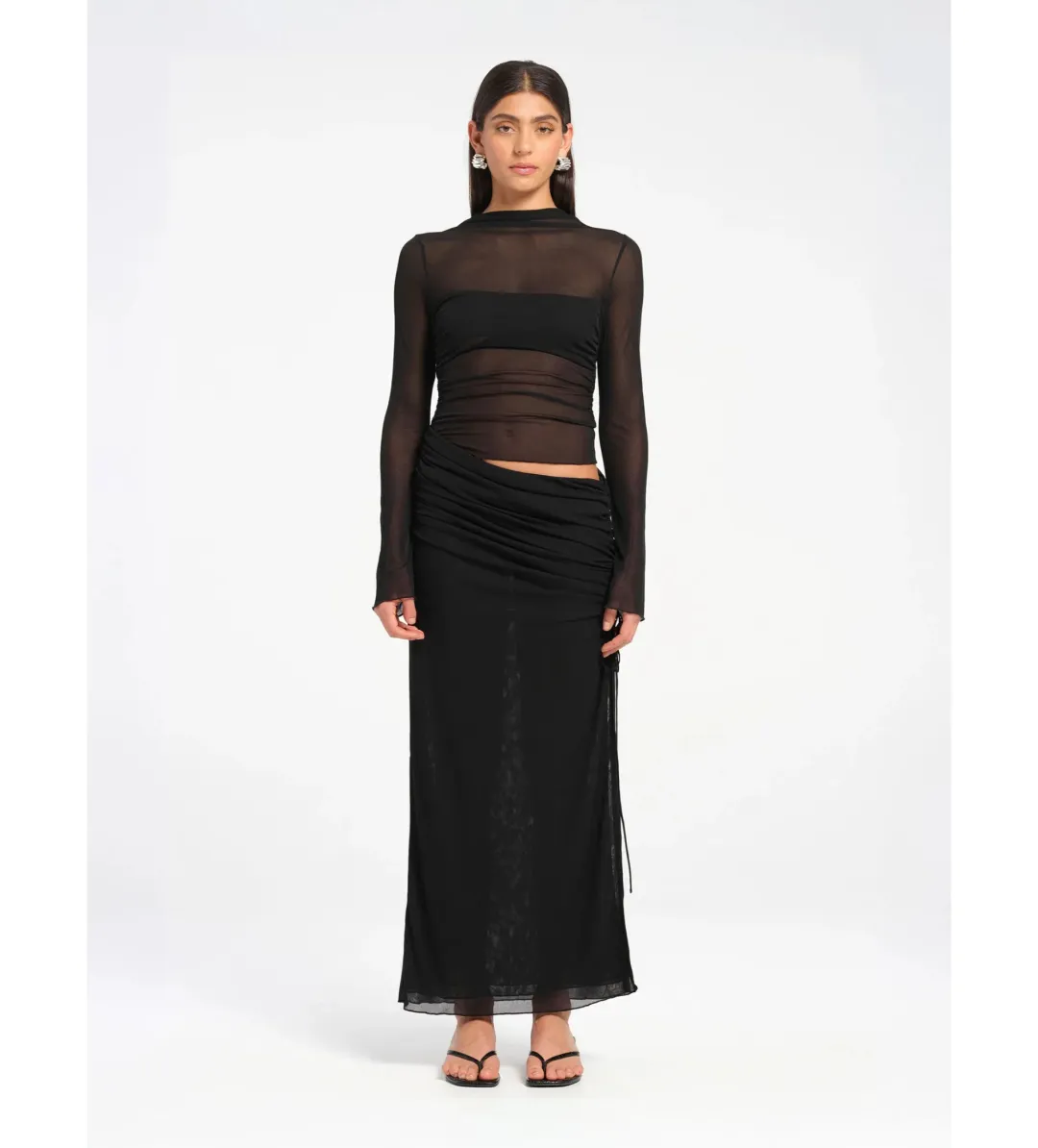 BENNI Mable Maxi Dress Black Size 8  for rent on The Volte - main image